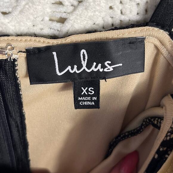 LULU'S | "Heartfelt Thoughts" Black Lace Sleeveless Bodycon Midi Dress - Picture 10 of 12